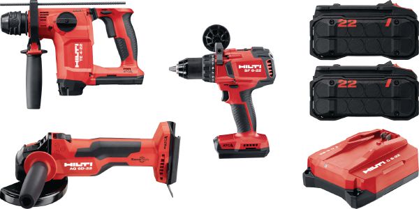 TE 4-22 & AG 6D-22 & SF 6-22 Tehosarja poraamiseen, leikkaamiseen ja kiinnitykseen