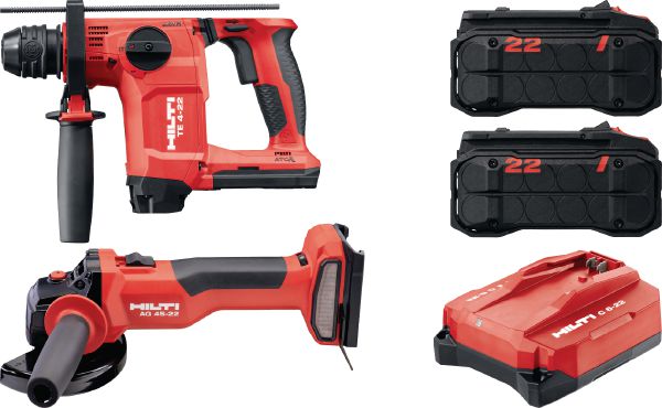 TE 4-22 & AG 4S-22 Tehosarja poraamiseen ja leikkaamiseen