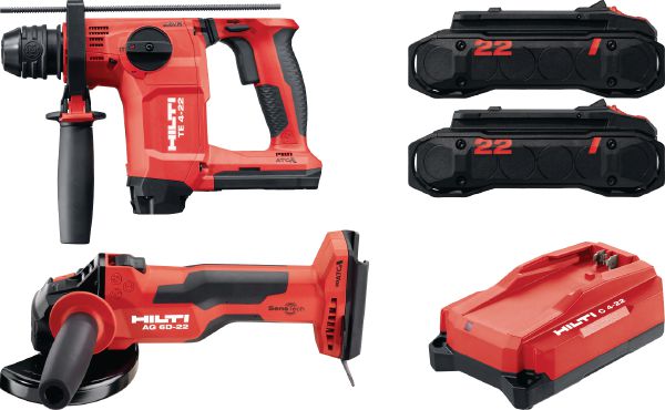 TE 4-22 & AG 6D-22 Perussarja poraamiseen ja leikkaamiseen