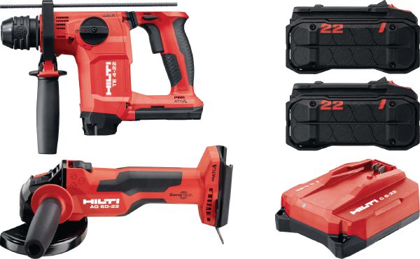 TE 4-22 & AG 6D-22 Tehosarja poraamiseen ja leikkaamiseen