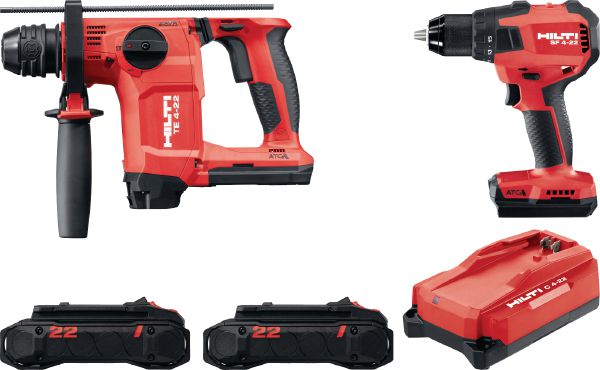 TE 4-22 & SF 4-22 Perussarja poraamiseen ja kiinnitykseen