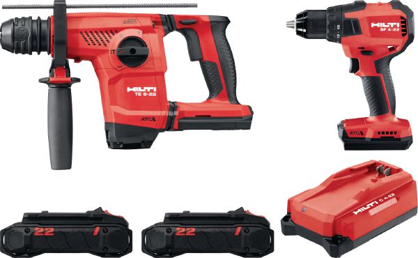 TE 6-22 & SF 4-22 Perussarja poraamiseen ja kiinnitykseen