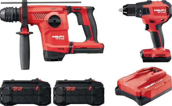 TE 6-22 & SF 4-22 Tehosarja poraamiseen ja kiinnitykseen