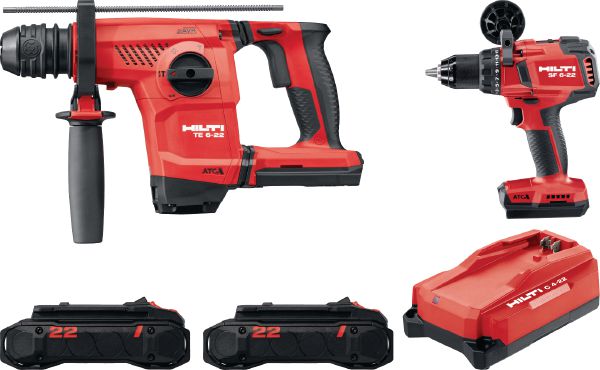 TE 6-22 & SF 6-22 Perussarja poraamiseen ja kiinnitykseen