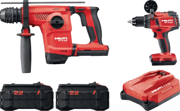 TE 6-22 & SF 6-22 Tehosarja poraamiseen ja kiinnitykseen