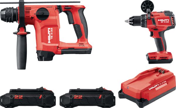 TE 4-22 & SF 6-22 Perussarja poraamiseen ja kiinnitykseen