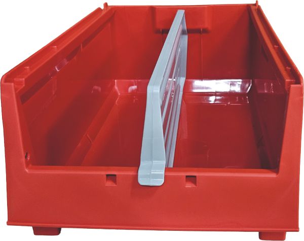 Rød Lagerkasse 400x230 inkl mellanvägg