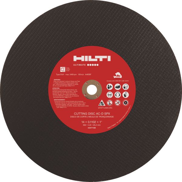 AC-D SPX CS Steel cut-off wheel
