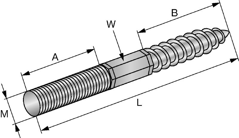 Hanger bolt