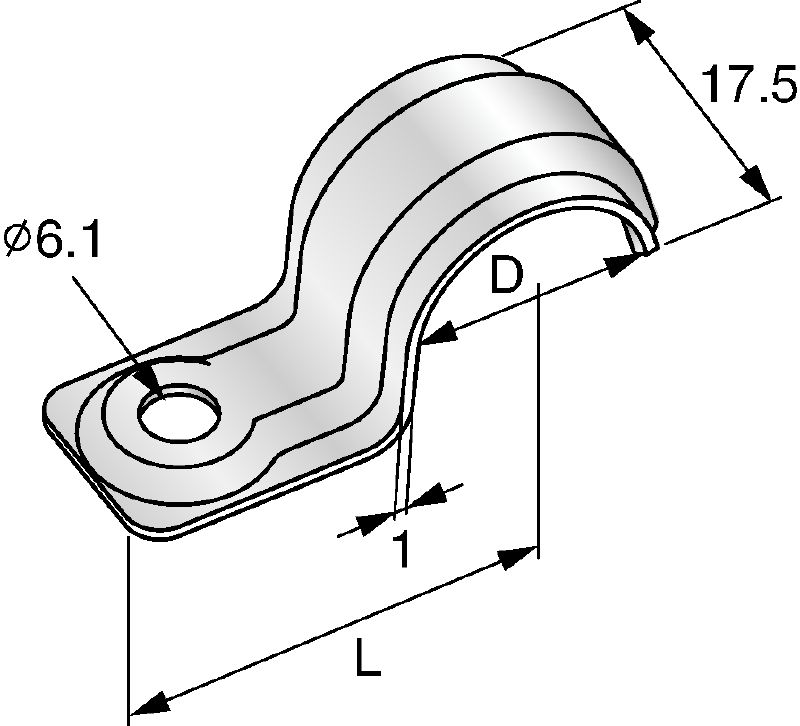 FB Conduit clip