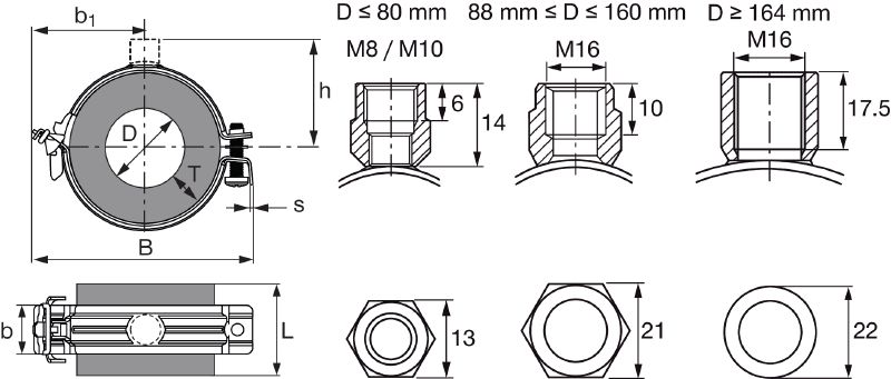 Refrigeration Pipe Clamps