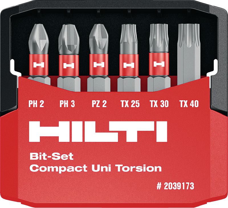 HILTIのセット Zestawy końcówek ze strefą skrętną S-BS (T) - Końcówki i