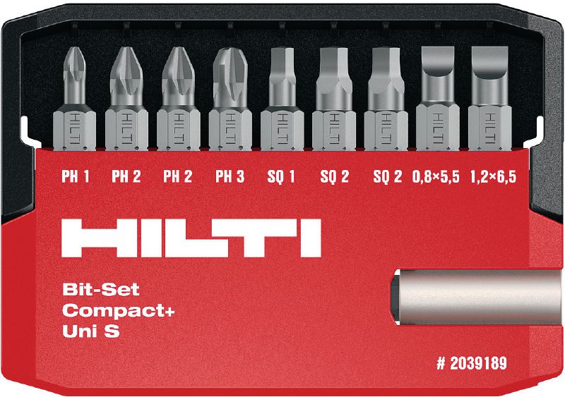 S-BS (S) Screwdriver bit sets - Bits and sockets - Hilti USA