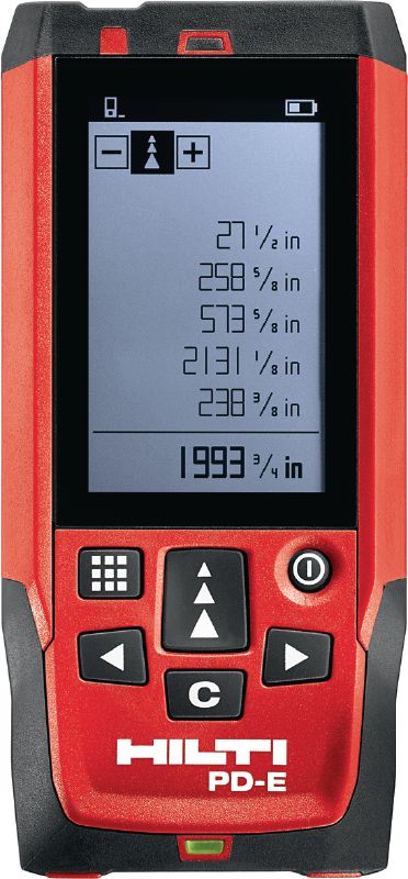 PD-E レーザーメーター - レーザーメーター - Hilti Japan PD-E レーザーメーター - レーザーメーター - Hilti Japan