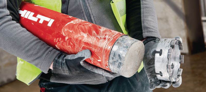 ぢゆ　pg5 ハイブリッドウッド9-9赤　六角軸　スリット加工 X-チェンジコアビットバレル - ダイヤモンドコアビット、X-Change