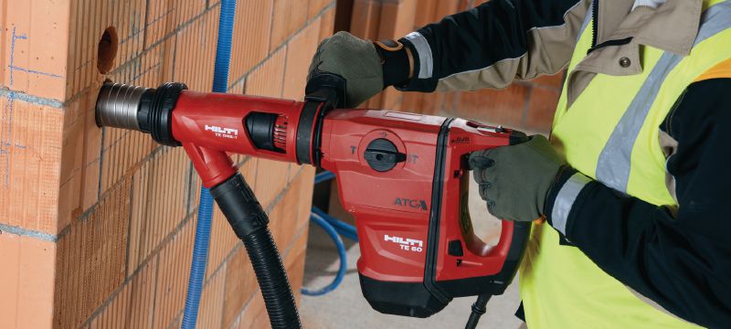 [中古]HILTIヒルティTE 60 ハンマードリル ドリルビット付き　 動作確認済　ハツリ 削岩 