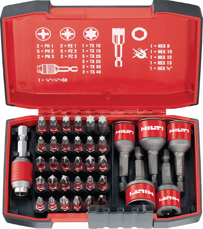 S-BS (S) Screwdriver bit sets - Bits and sockets - Hilti USA