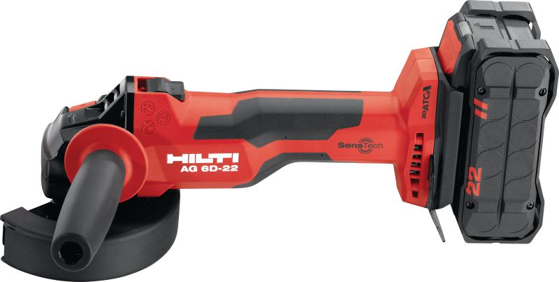 HILTIのセット AG 6D-22 充電式アングルグラインダー (125 mm) - 研削・研磨