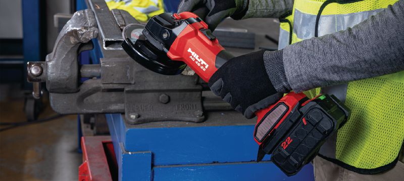 Hilti AG4S-22-100P2/5.2Ah コンボ AG 4S-22 Cordless angle grinder (5