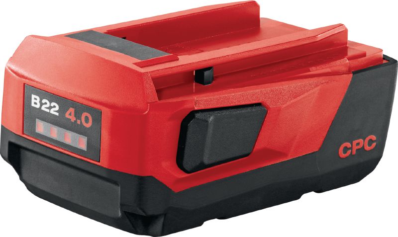 B22 4.0 22V バッテリー - バッテリー・充電器 - Hilti Japan
