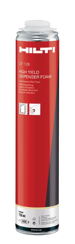 CF 126 ディスペンサーフォーム - ウレタンフォーム - Hilti Japan
