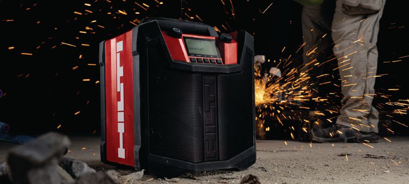 R 6-22 Jobsite radio - Jobsite essentials - Hilti USA