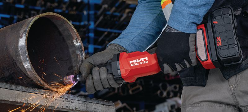 GDG 6-22 充電式ダイグラインダー - 研削・研磨 - Hilti Japan