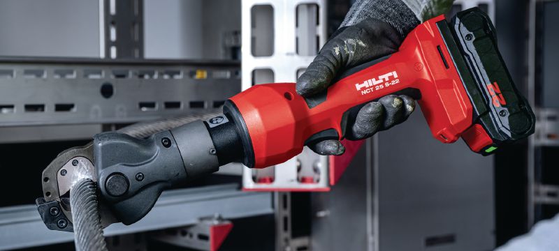 NCT 25 S-22 ACSR and guy wire cordless cable cutter - Cable