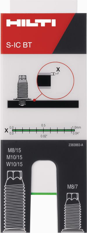 Inspection card S-IC BT - Accessories for direct fastening - Hilti