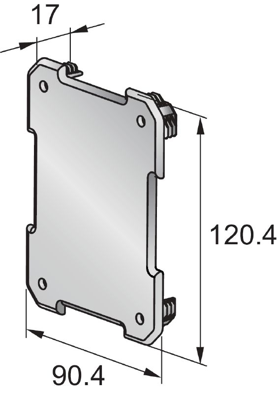 -MI End cap black-MI girder plastic end cap-MI Girder accessory-MI-120 girder plastic end cap