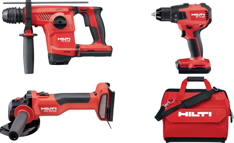Pack 3 Outils Hilti Nuron TE 6 + AG 5D + SF 6 neuf